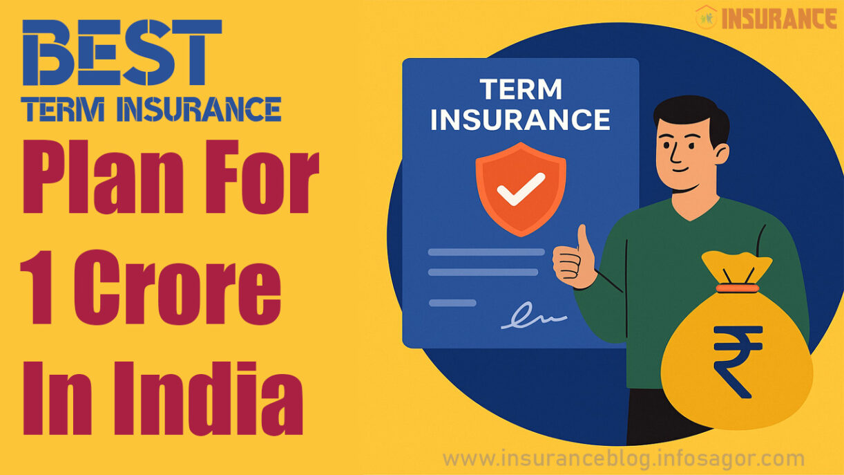 Best term insurance plan for 1 crore in india