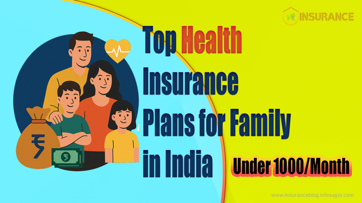 Top health insurance plans for family in india under 1000 month